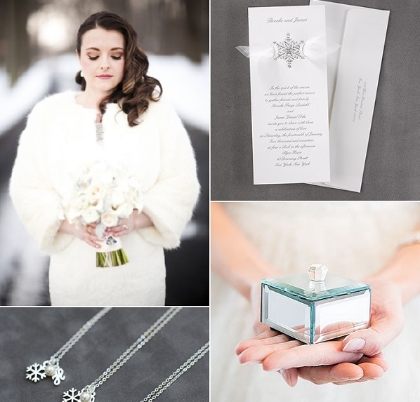 elegant winter wedding