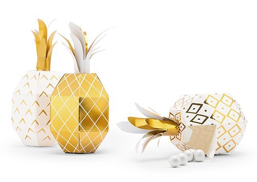 pineapple favor boxes
