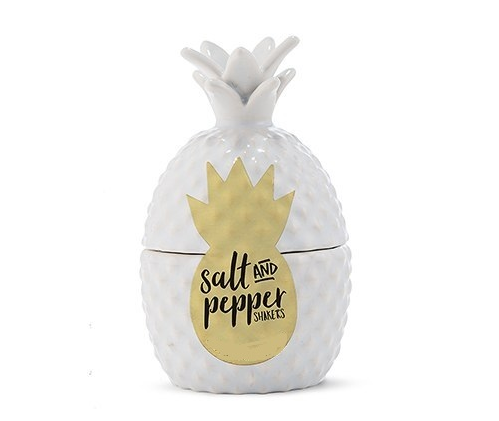 pineapple salt and pepper shaker favors